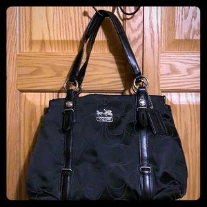 Coach Purse Black Excellent Condition